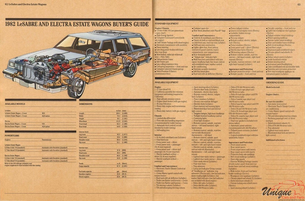 1982 Buick Prestige Full-Line All Models Brochure Page 11